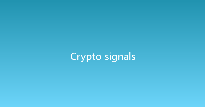 Crypto signals 